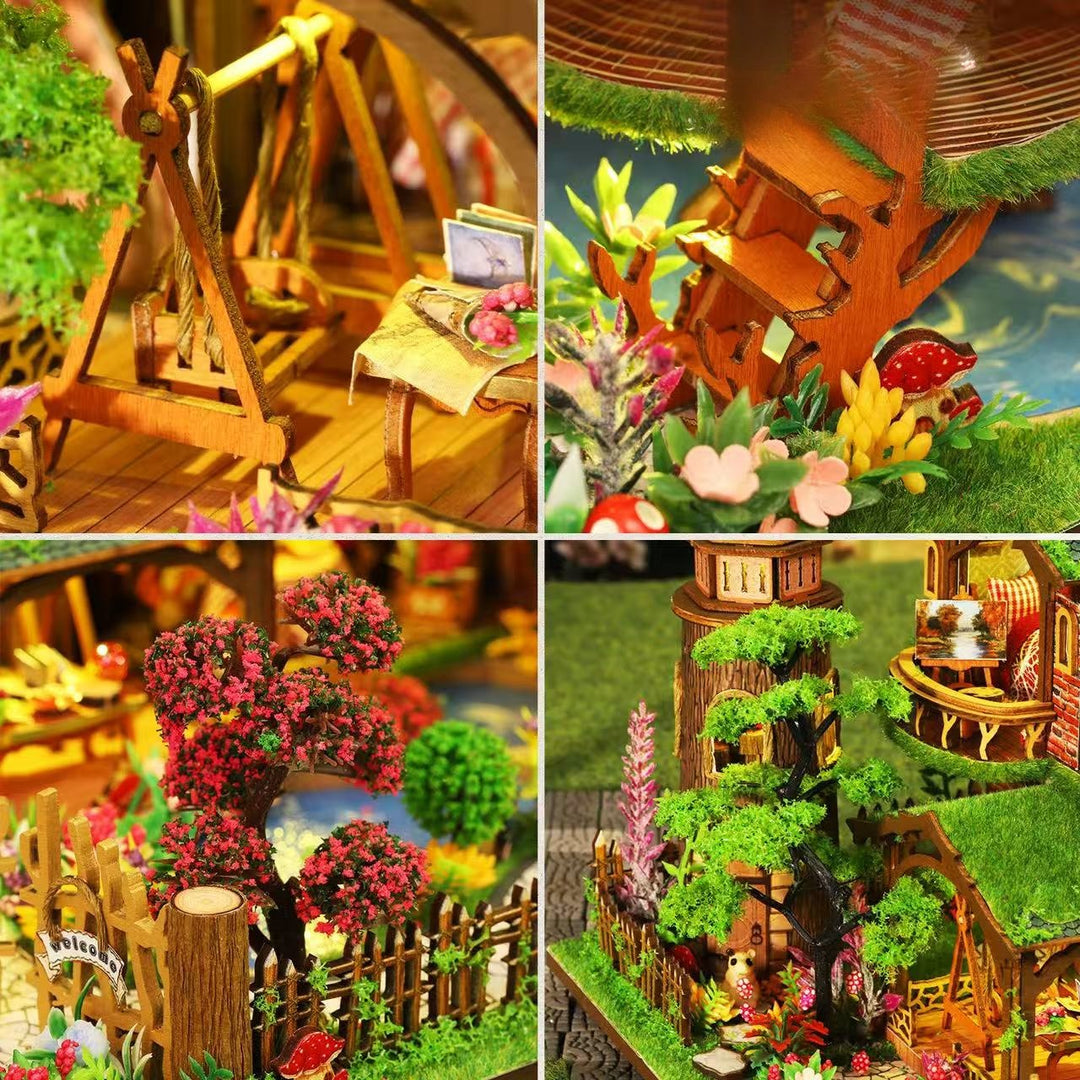 Wewowood Fantasy Forest DIY Miniature House Kit