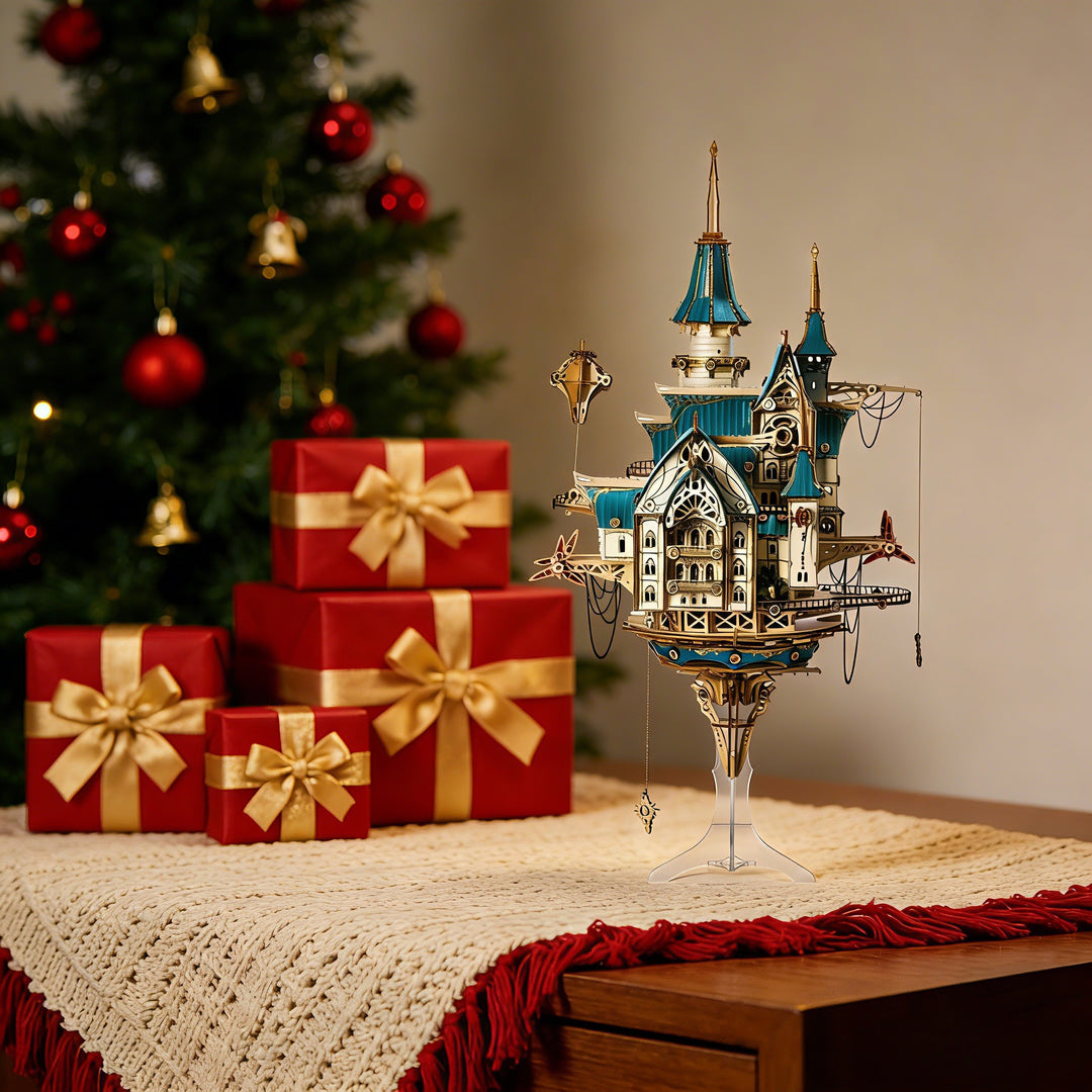 Fantasy Steam Castle 3D Wooden Puzzle