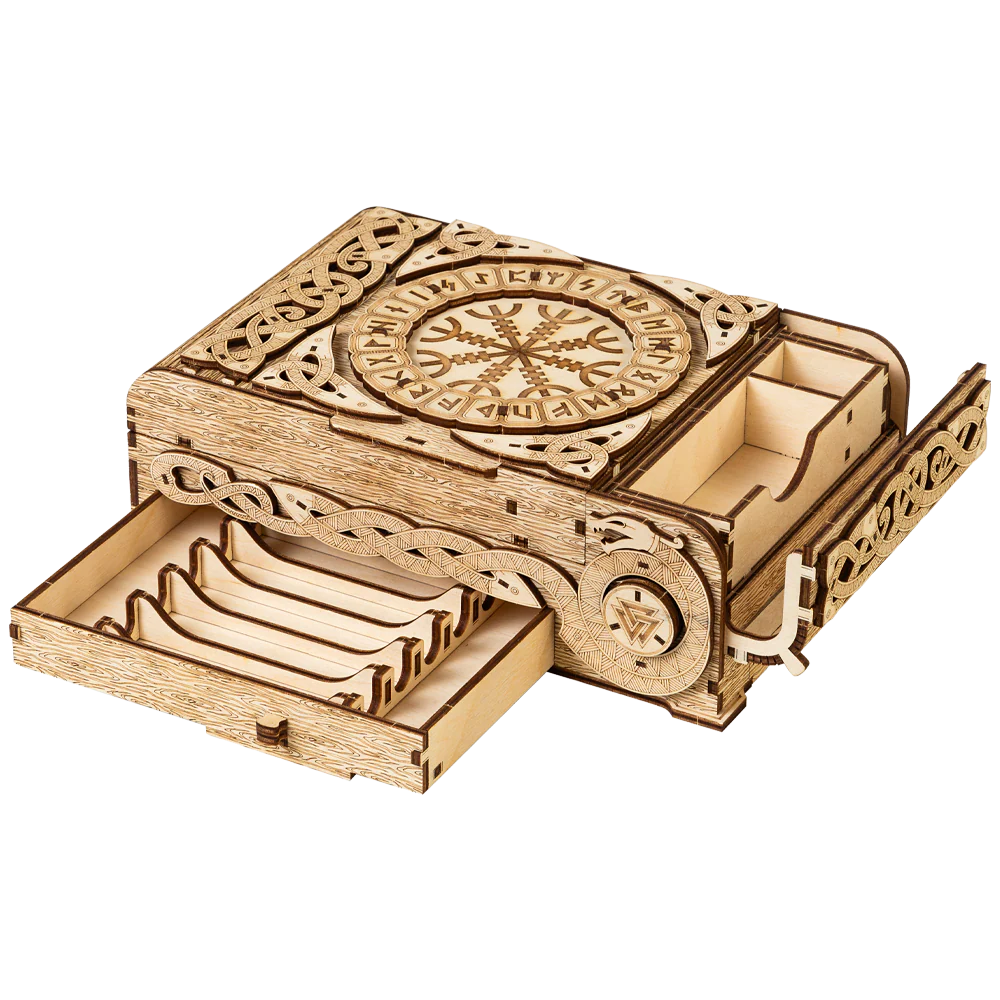 Nordic Chest 3D Wooden Puzzle