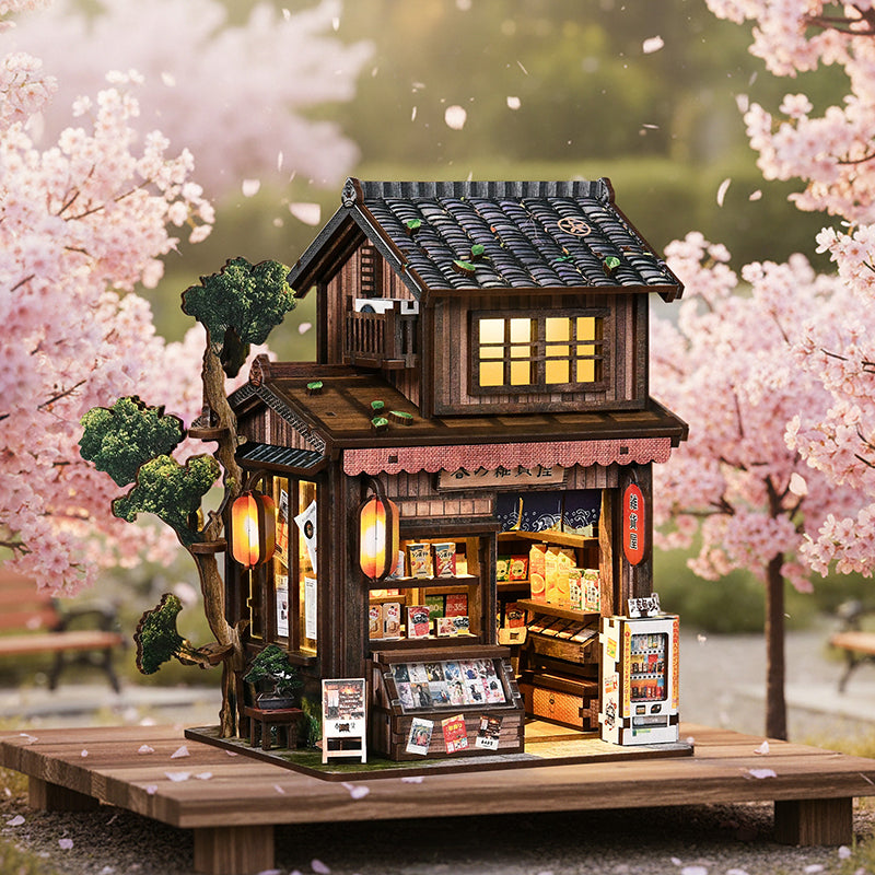 Kasuga grocery store DIY Book Nook Kit
