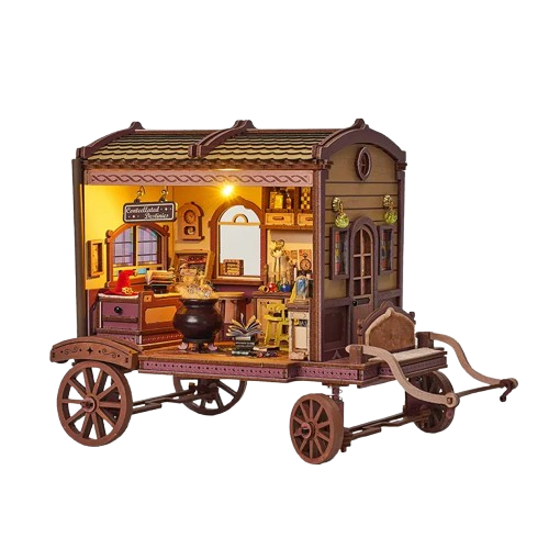 Magic Merchant Caravan DIY 3D Wooden Puzzle Kit