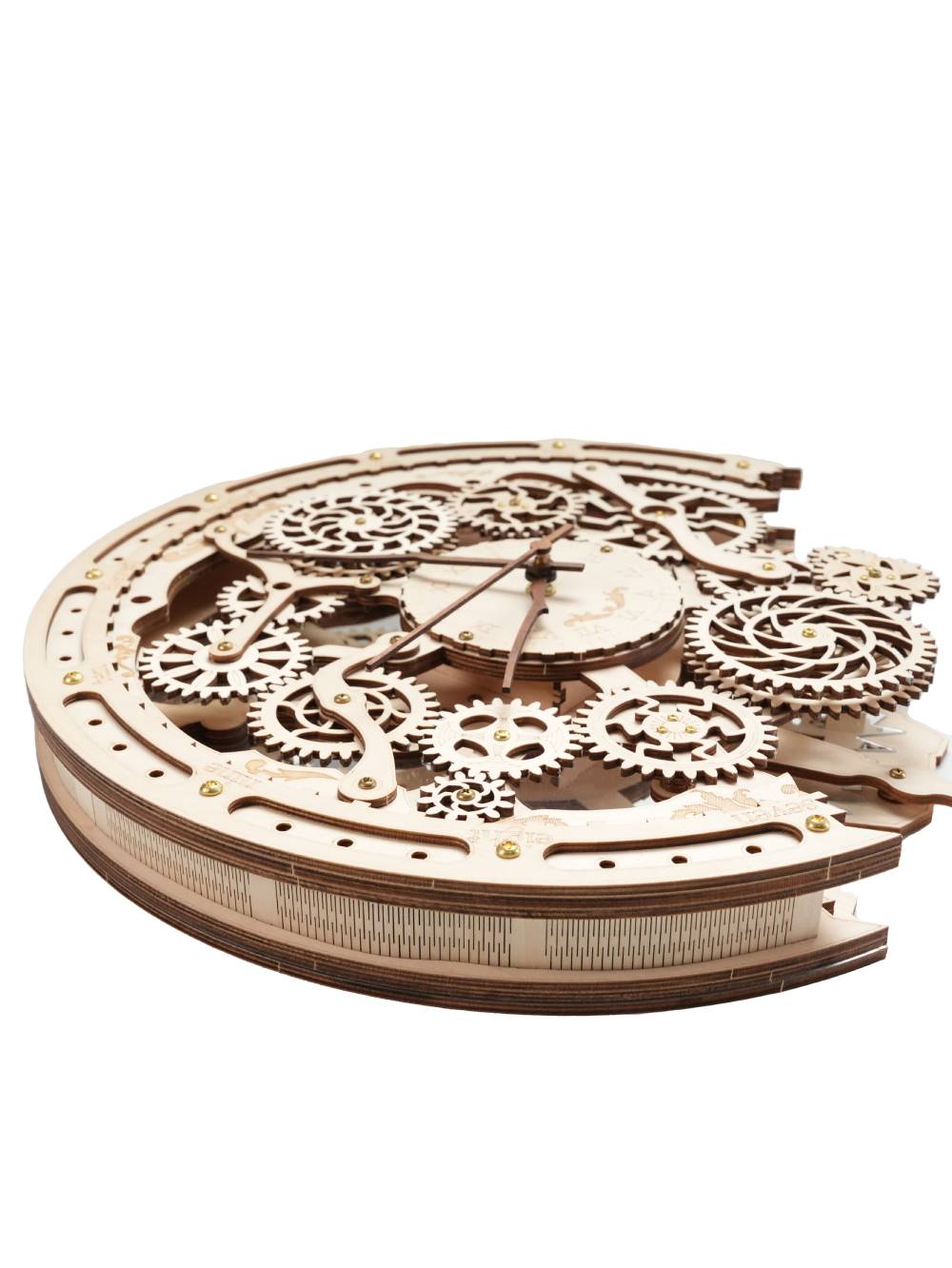 Vintage Gear Pendulum Clock 3D Wooden Puzzle