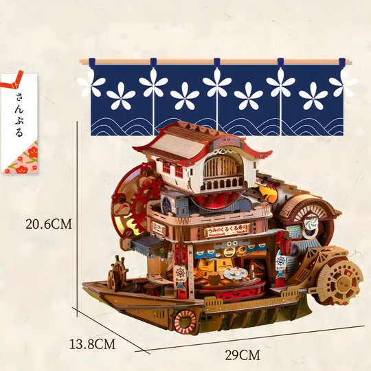 Nautical Sushi 3D Wooden Puzzle