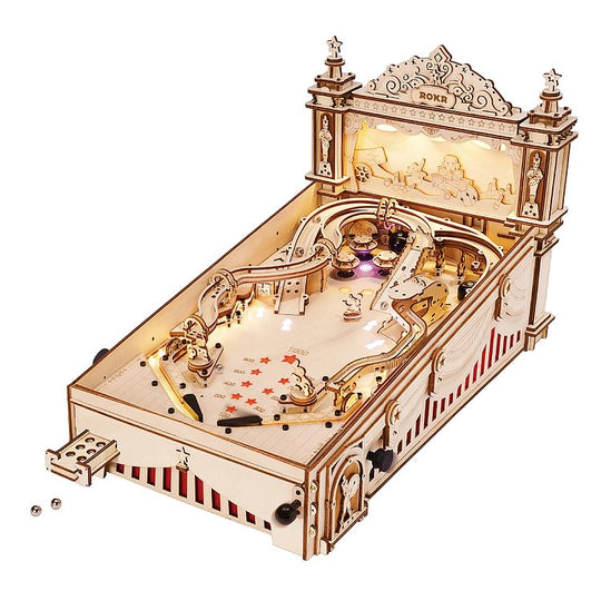 Interesting 3D Pinball Machine Wooden Puzzle