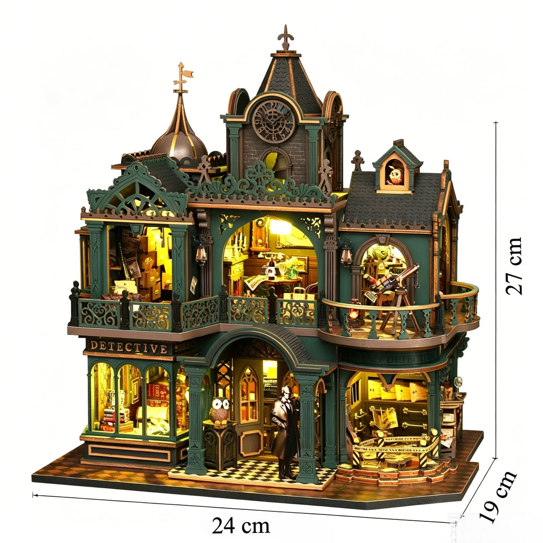 Wewowood Green Detective Agency DIY Miniature House