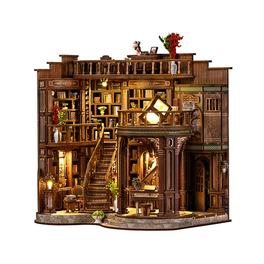 Dreamy Book Hall DIY Miniature Dollhouse Kit