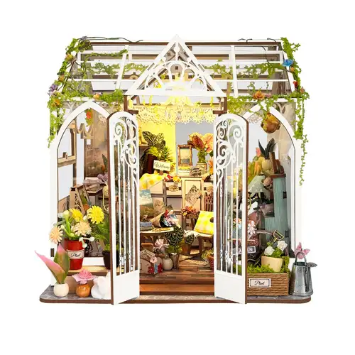 Demi's Flower House DIY Miniature House Kit