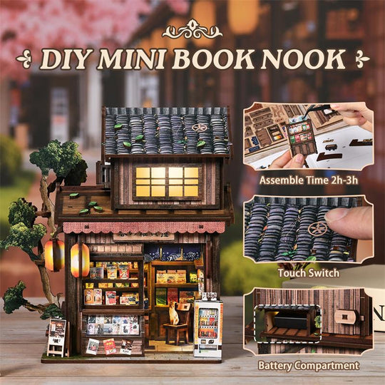 Kasuga grocery store DIY Book Nook Kit