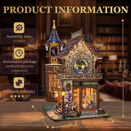 Time Magic Club DIY Miniature House Kit