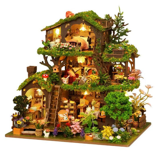 Wewowood Time Treehouse DIY Miniature House Kit