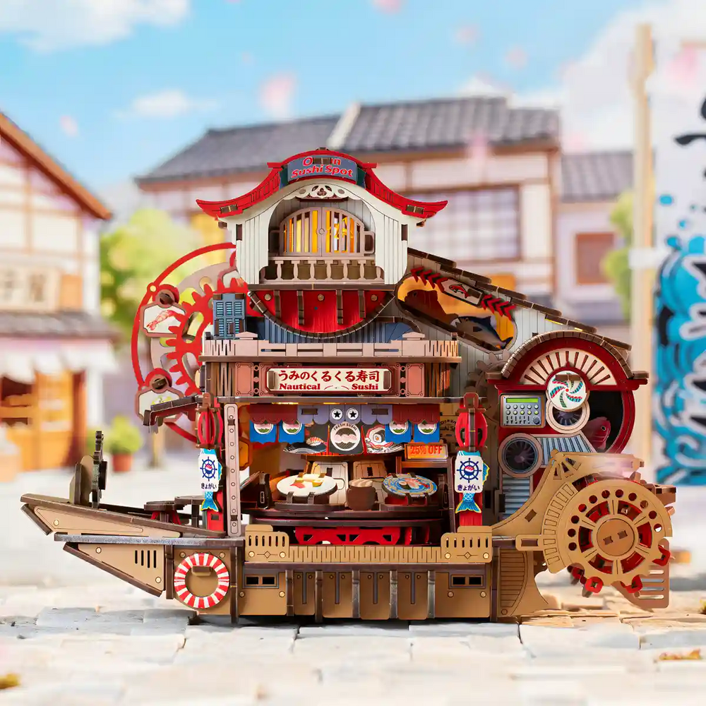Nautical Sushi 3D Wooden Puzzle