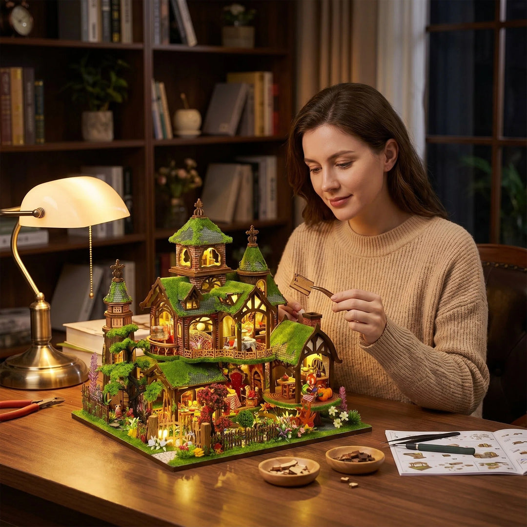 Wewowood Fantasy Forest DIY Miniature House Kit