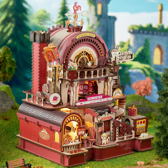 Dessert Time Workshop Mechanical Rotating 3D Wooden Puzzle