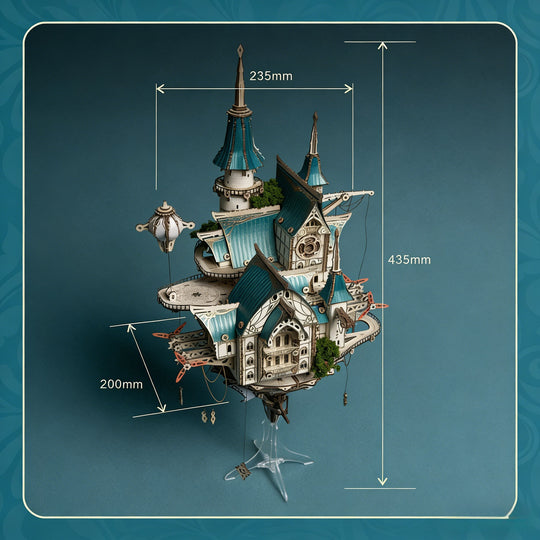 Fantasy Steam Castle 3D Wooden Puzzle