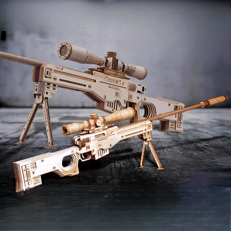 AWM Sniper Rifle 3D Wooden Puzzle