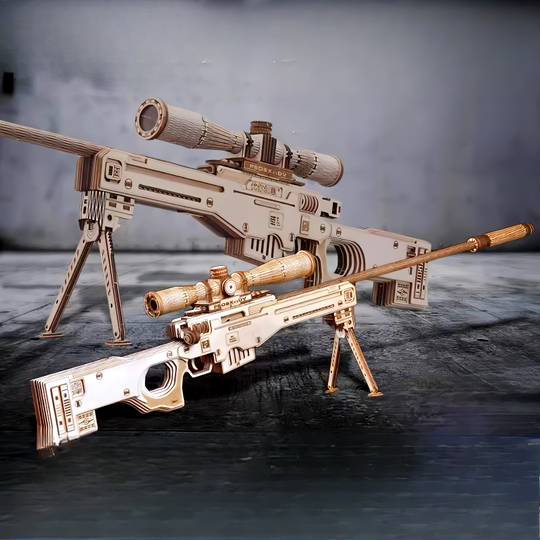 AWM Sniper Rifle 3D Wooden Puzzle