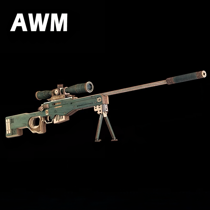 AWM Sniper Rifle 3D Wooden Puzzle